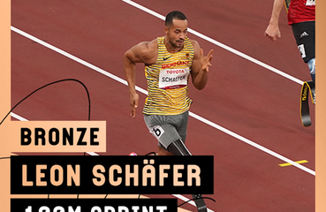 Bronzemedaille Leichtathletik Leon Schäfer