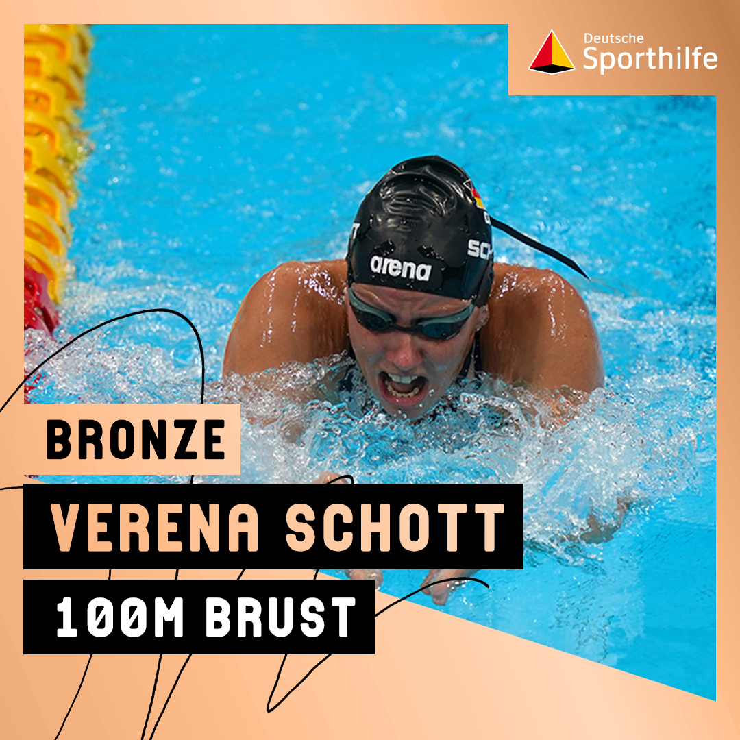 Bronzemedaille Schwimmen Verena Schott